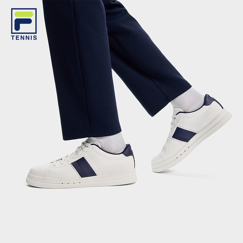 FILA 斐乐官方男鞋VIGOR 1+网球运动鞋2025冬新款复古板鞋休闲鞋