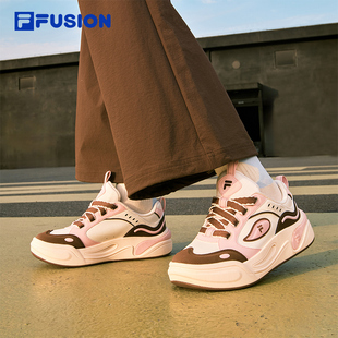 FILA FUSION斐乐潮牌女鞋CANNOLI 滑板生活鞋2026春季新款蛋糕鞋