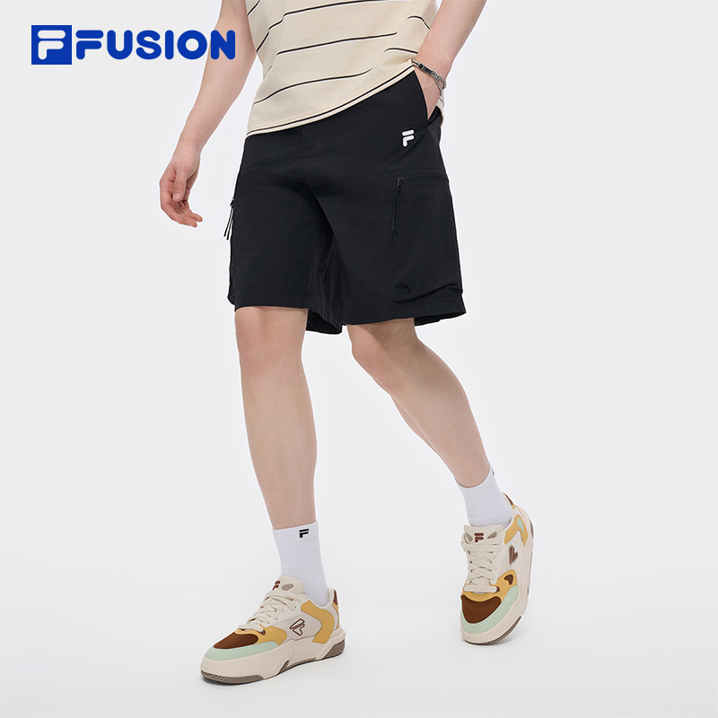 FILAFUSION斐乐男子梭织五分裤