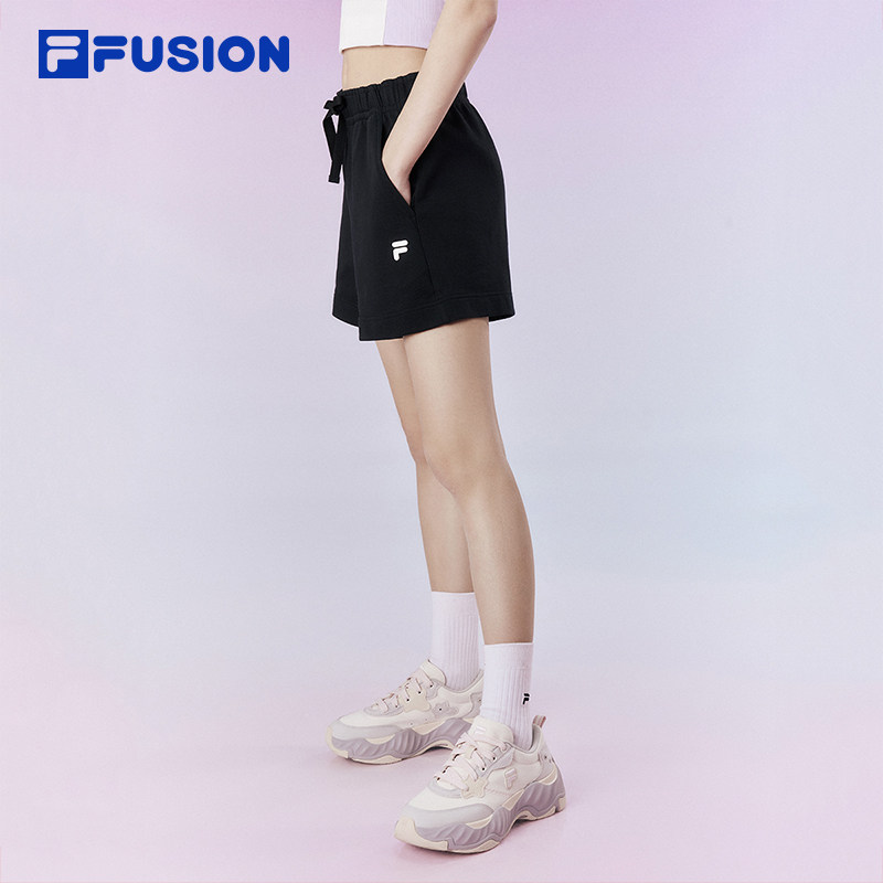 FILAFUSION斐乐潮牌针织短裤
