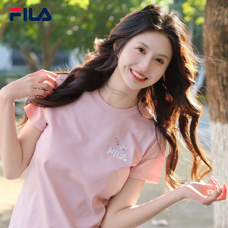 FILA斐乐女士针织短袖衫