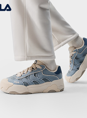 FILA 斐乐官方女鞋OMELETTE复古板鞋2025冬新款蛋包鞋时尚休闲鞋