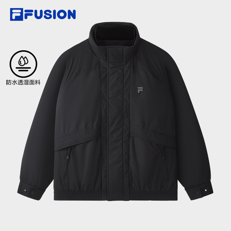 FILA FUSION斐乐潮牌棉服男2026春新款时尚休闲宽松保暖夹克外套