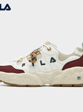 FILA 斐乐官方男鞋MUFFIN XMAS 老爹鞋2026春季新款松饼鞋圣诞版