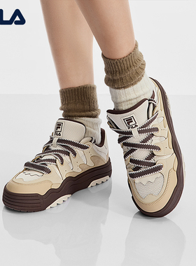 FILA 斐乐官方女鞋ROSETTA复古板鞋2025冬季新款斑斓鞋时尚休闲鞋