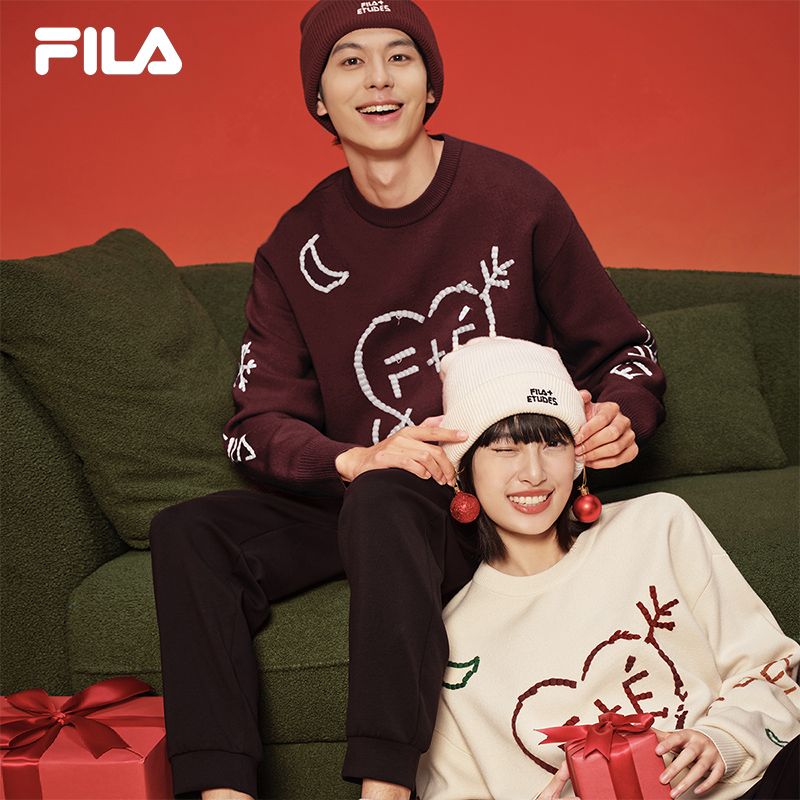 FILA斐乐男女同款编织衫毛衣