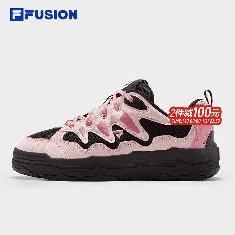 FILA FUSION斐乐潮牌女鞋BURWEED SO滑板生活鞋2025冬新款苍耳鞋,运动鞋new,板鞋,淘宝优惠券,粉丝福利购,淘宝优惠卷