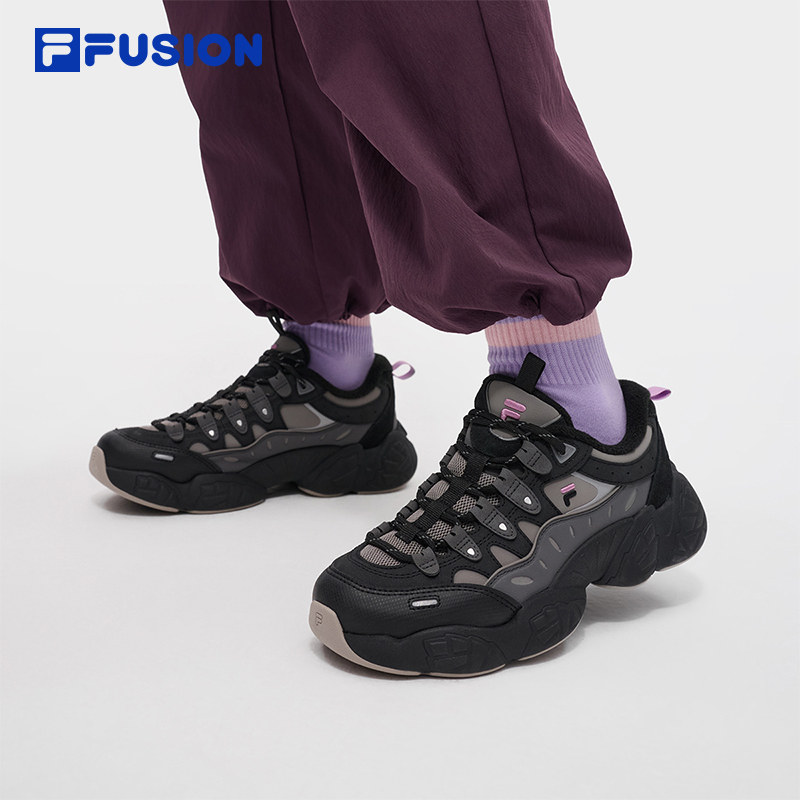加绒松果鞋丨FILA FUSION斐乐潮牌女鞋老爹鞋2025冬新款休闲鞋子,运动鞋new,运动休闲鞋,淘宝优惠券,粉丝福利购,淘宝优惠卷
