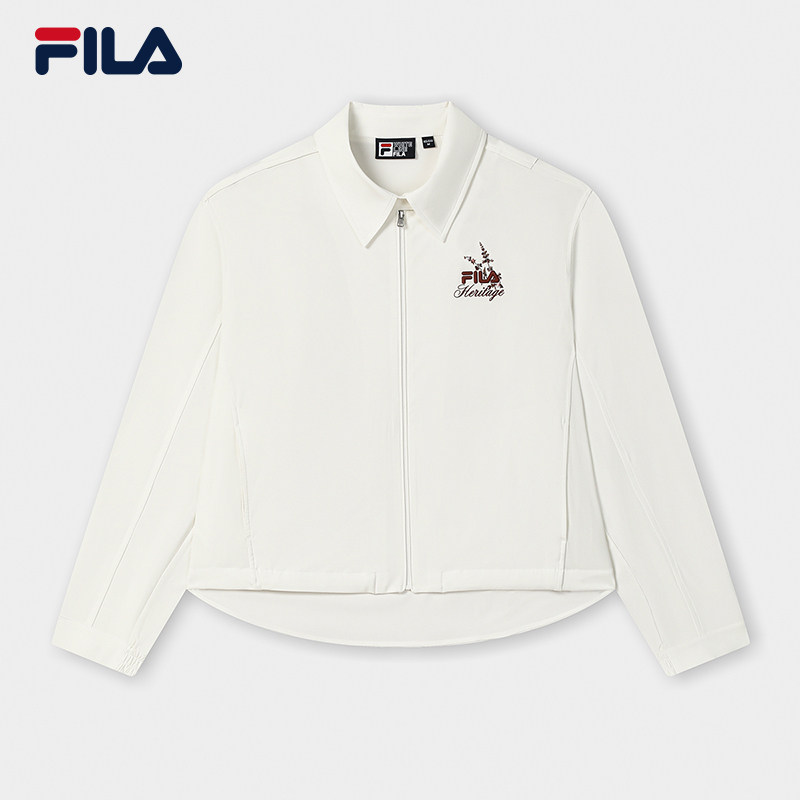 FILA 斐乐官方女士梭织外套2025秋新款时尚休闲简约宽松翻领上衣,运动服/休闲服装,运动茄克/外套,淘宝优惠券,粉丝福利购,淘宝优惠卷