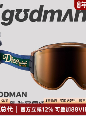日本进口DICE滑雪镜柱面开窗超高清调光变色2倍防雾26新款GM0467