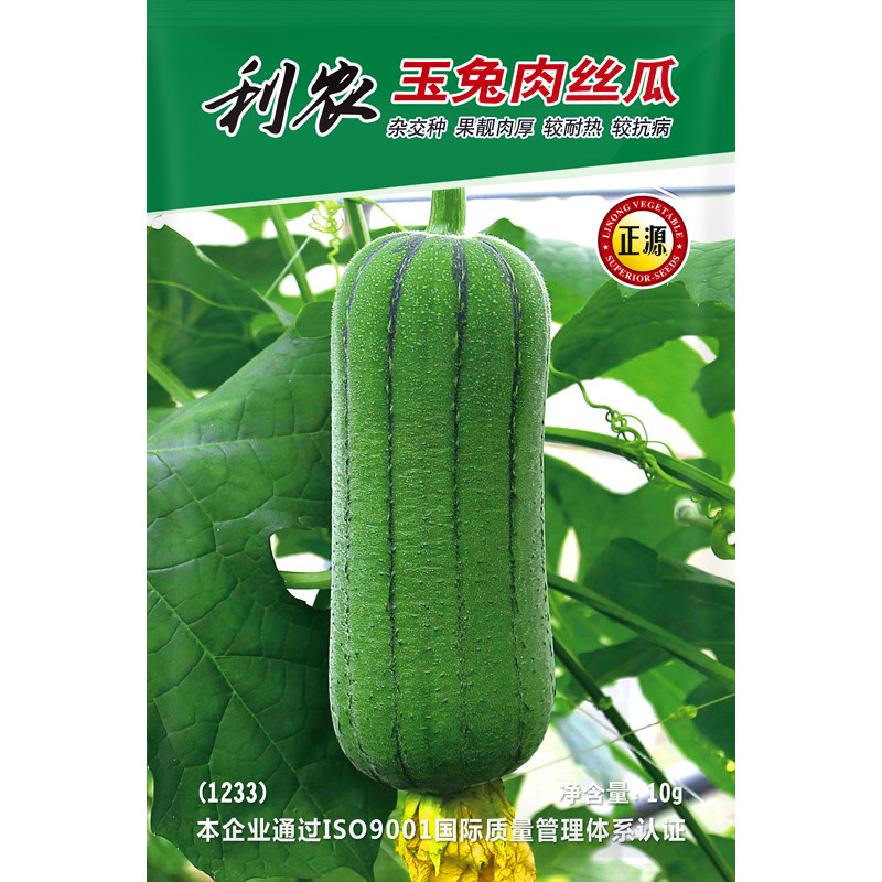 和利农正源玉兔肉丝瓜种子图片