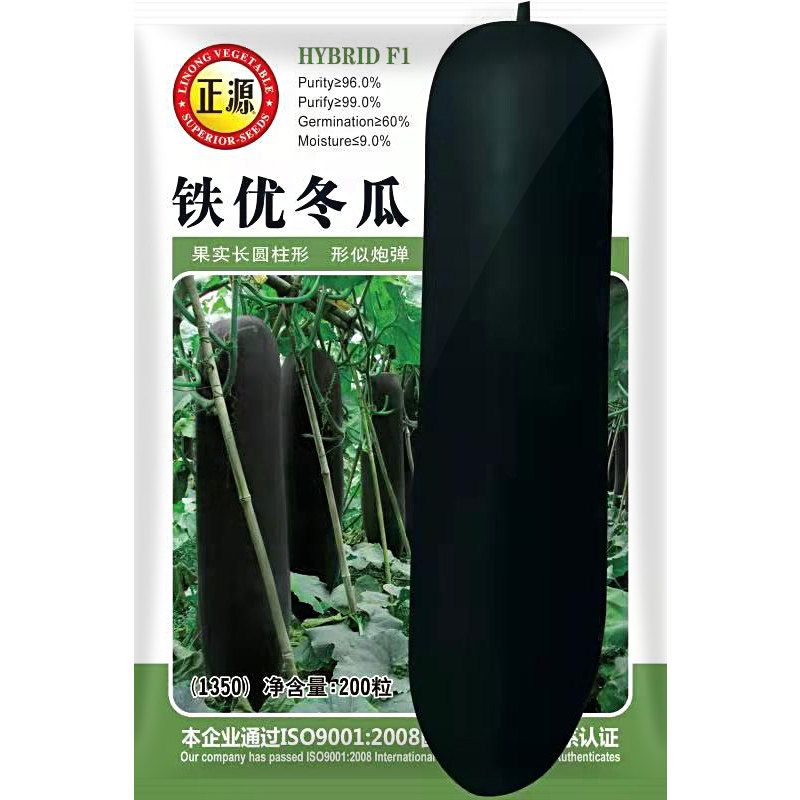 和利农 正源铁优冬瓜种子巨型广东黑皮大冬瓜种籽东瓜蔬菜种孑