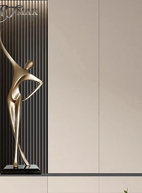 客厅装饰品电视柜摆件软装高级感雕塑艺术抽象人物摆件酒店工艺品