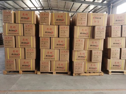 亮的百亮钢丝抛光棉0B1B2B石材结晶上光晶面球钢丝垫石材垫