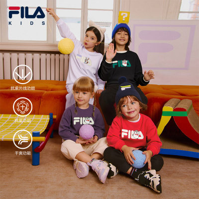 FILA斐乐男女小童套头卫衣