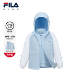 斐护科技 FILA斐乐儿童童装 棉服2026年春季 新款 女童小童两件套