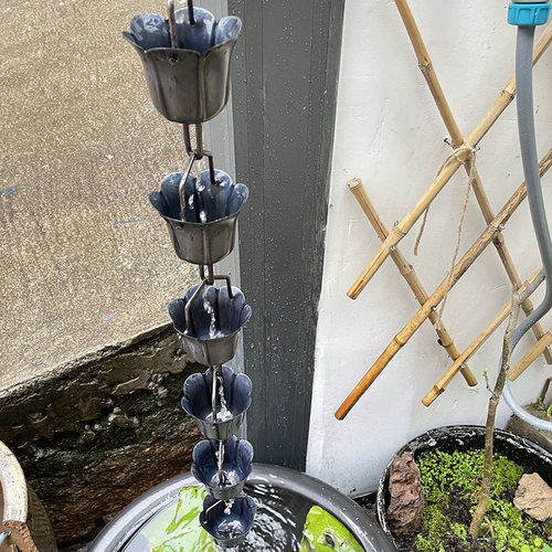 铝合金紫铜落水雨链紫铜排水链