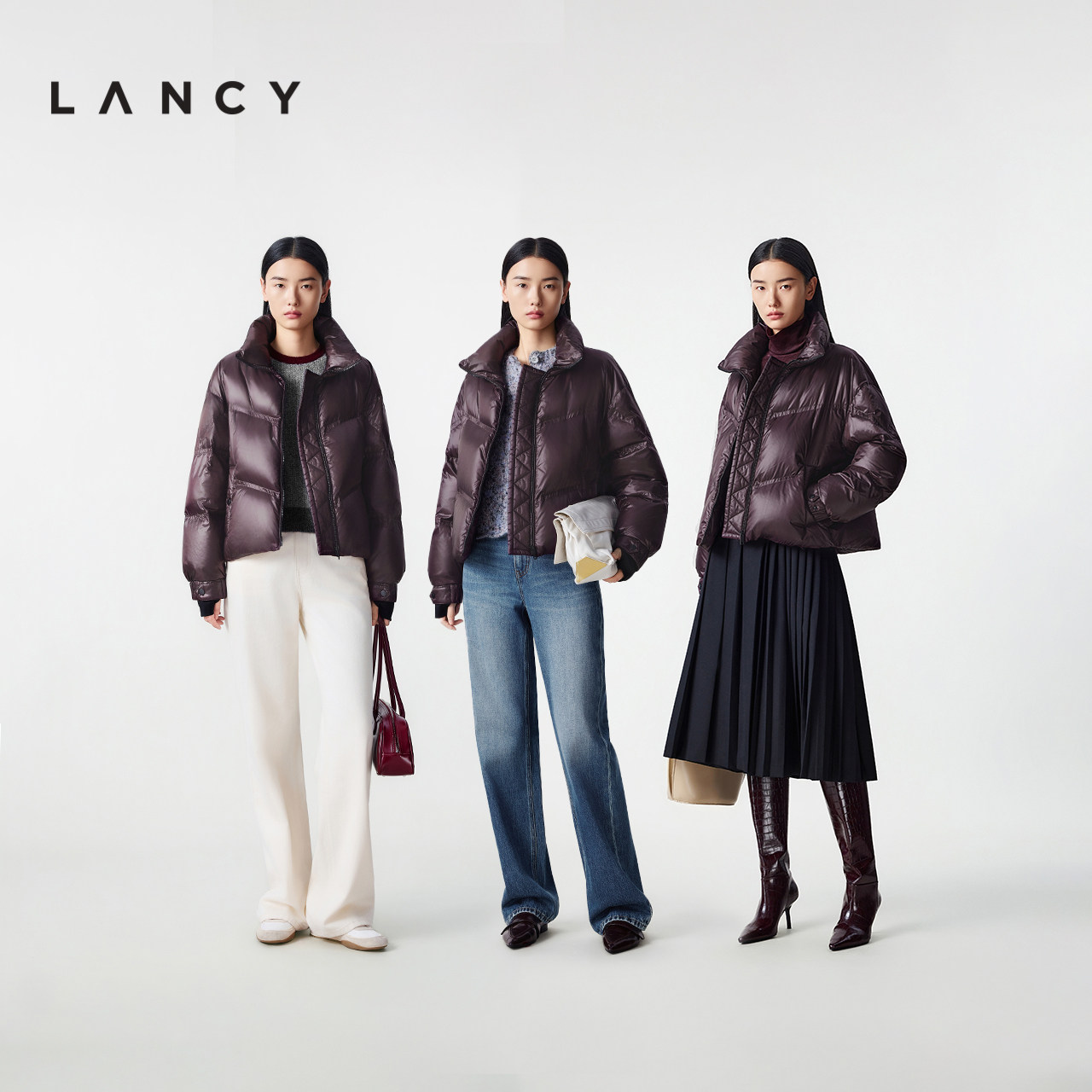 短款版型 立领设计 弹性袖口