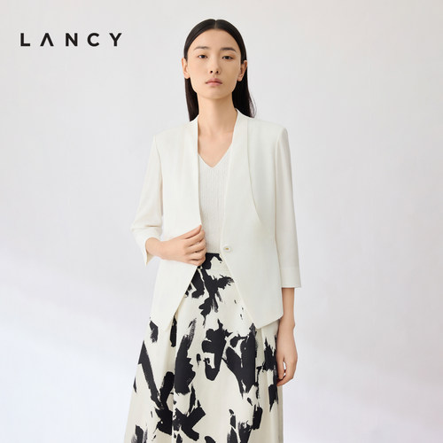 朗姿西装外套LANCY薄款夏季