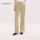 LANCY 女休闲 裤 朗姿2025年夏新款 通勤职业气质三醋酸直筒阔腿西装