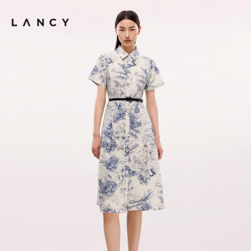 艺术笔触 衬衫领型 定制纽扣