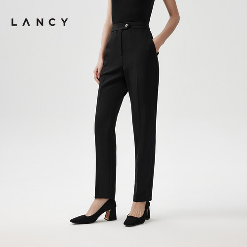 萝卜裤型 立体剪裁 高腰设计