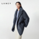 大翻领廓形泰迪熊颗粒大衣外套 朗姿2025冬新款 羊毛驼绒 LANCY