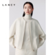 羊毛羊绒 LANCY 朗姿2025冬季 新款 老钱风毛呢圆领短外套夹克女