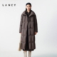 立领直筒长款 羽绒服女 朗姿2025冬新款 时尚 匈牙利白鹅绒 LANCY