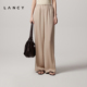 女 朗姿2025夏新款 秀场同款 三醋酸通勤职业直筒阔腿裤 LANCY