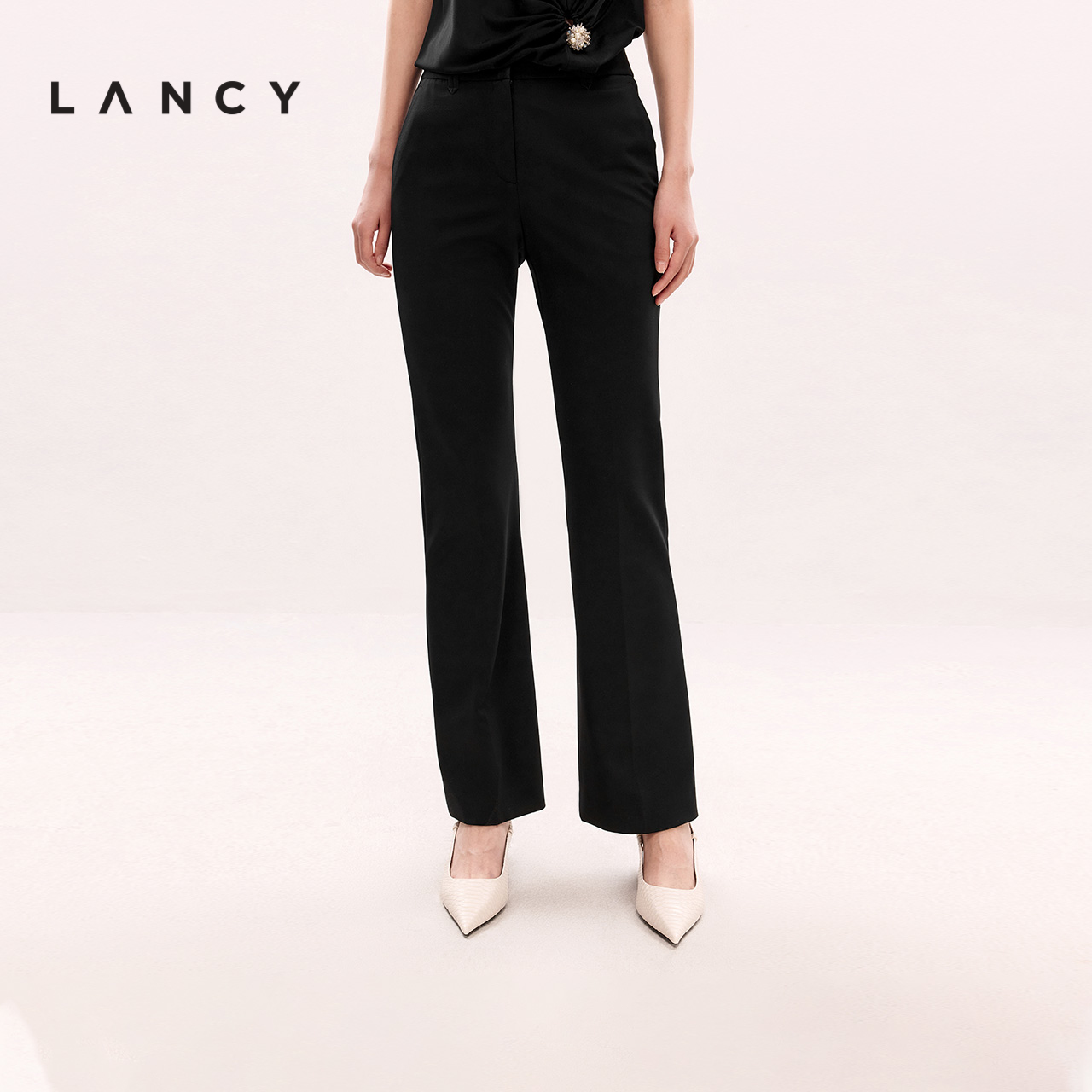 微喇裤型 质感纽扣 极简纯色