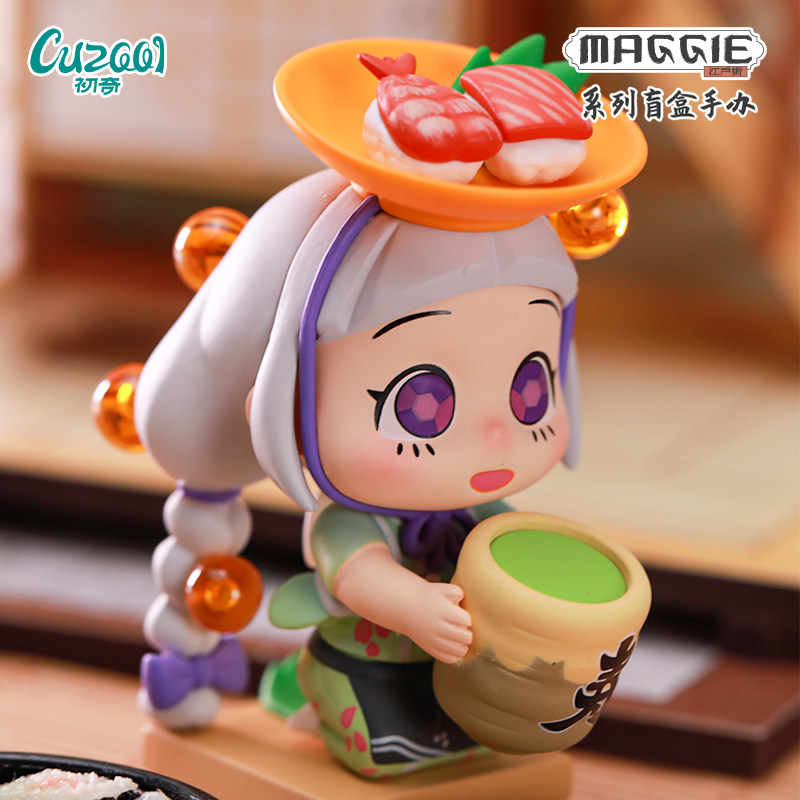 初奇maggie江户街主题系列寿司盲盒女孩手办2021网红新款大全礼物
