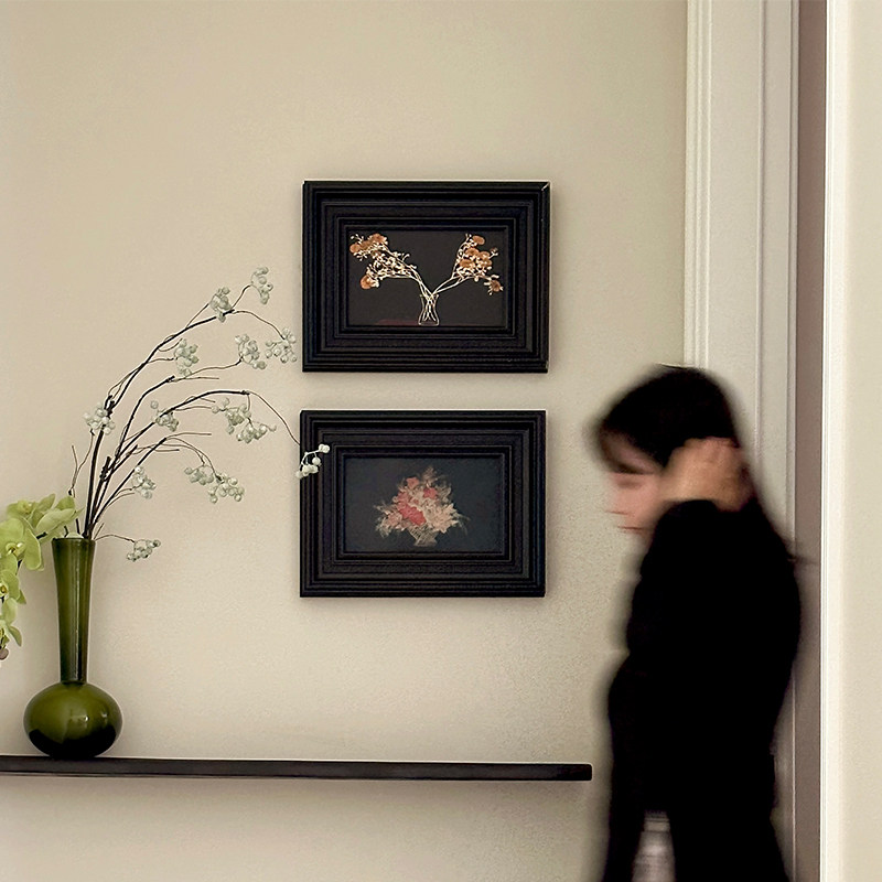 常玉《瓶菊》中古风玄关装饰画新中式客厅挂画复古艺术餐厅壁画,家居饰品,现代装饰画,淘宝优惠券,粉丝福利购,淘宝优惠卷