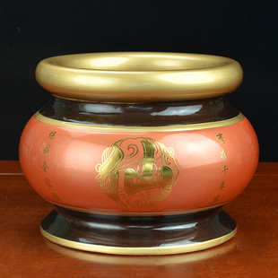 陶瓷香炉仙堂口供奉仙家祖先香炉碗家用道家大号香炉佛道仙用品