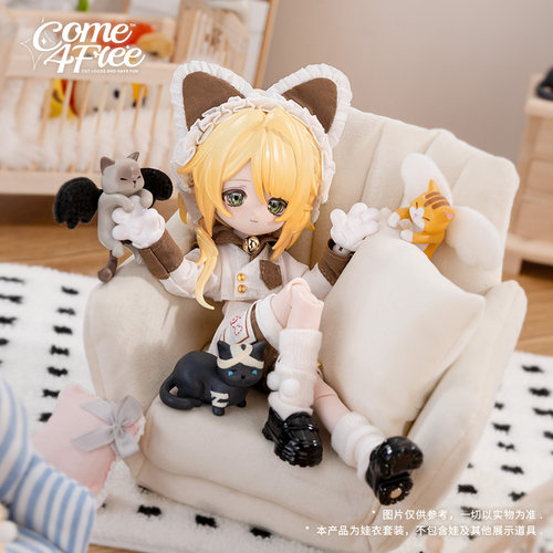 焦糖喵喵娃衣OB11玩偶