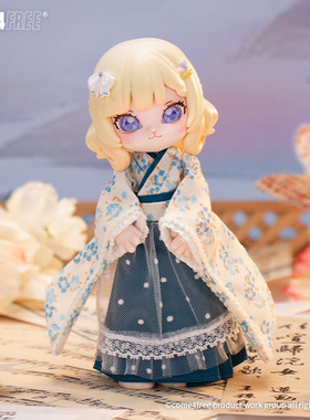 COME4FREE【甜品系列】崧蓝泡泡娃衣12分OB11玩偶BJD裙子公仔衣服