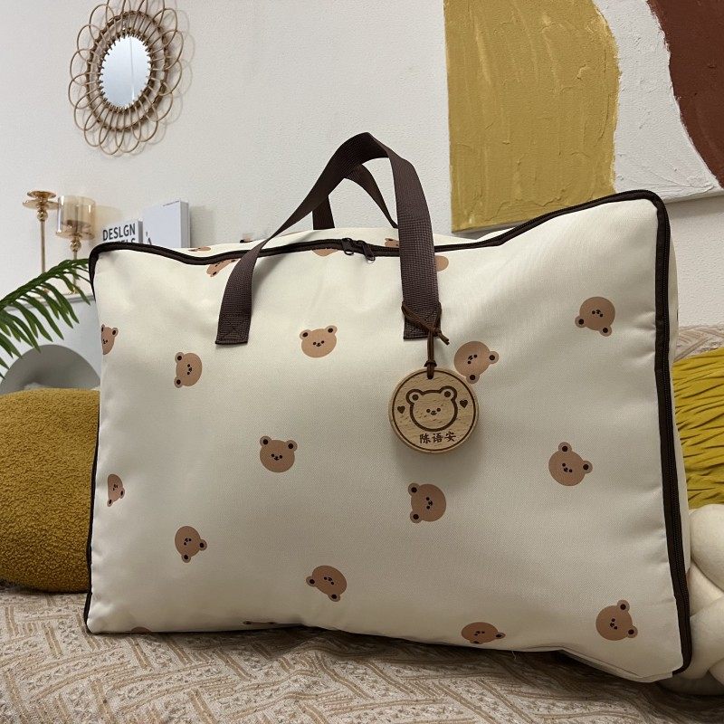 幼儿园被子收纳袋儿童定制姓名入园专用带挂牌棉被三件套整理包,收纳整理,被子防尘袋,淘宝优惠券,粉丝福利购,淘宝优惠卷