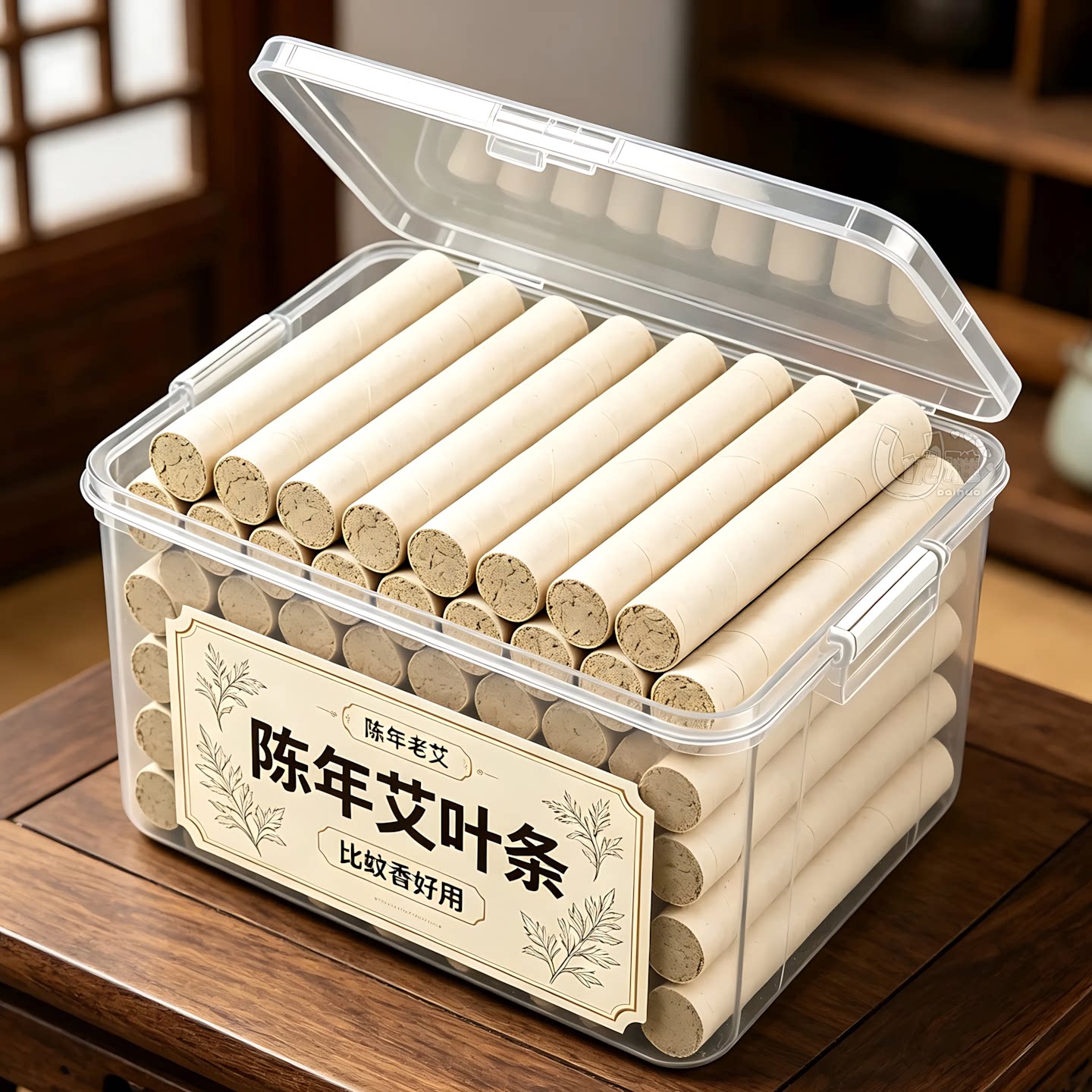 陈年艾灸条家用熏灸艾柱艾条防蚊