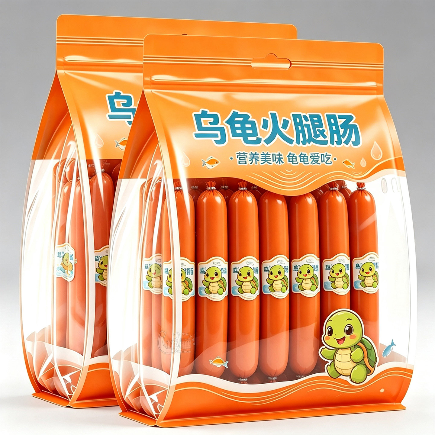 龟用火腿肠无盐配方巴西龟草龟