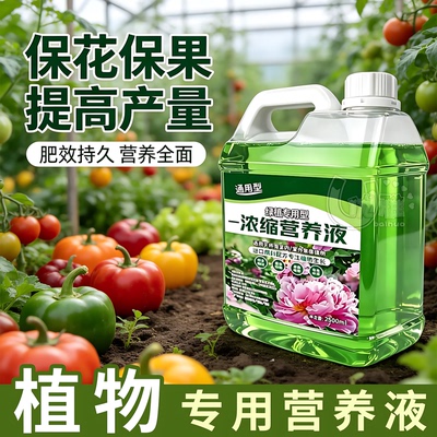 高浓缩植物营养液生根促花增绿