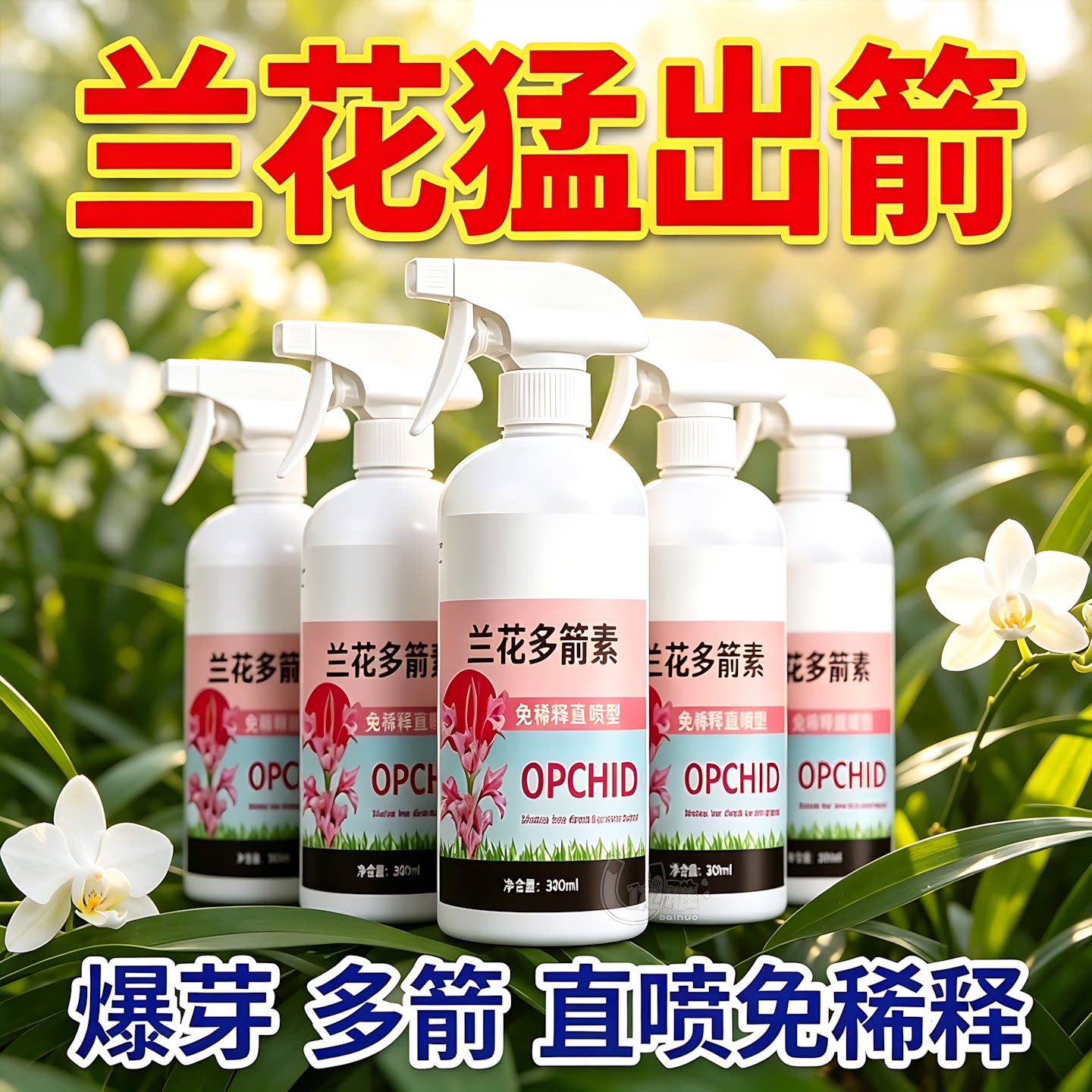 兰科盆栽肥料叶面喷施家用养花液