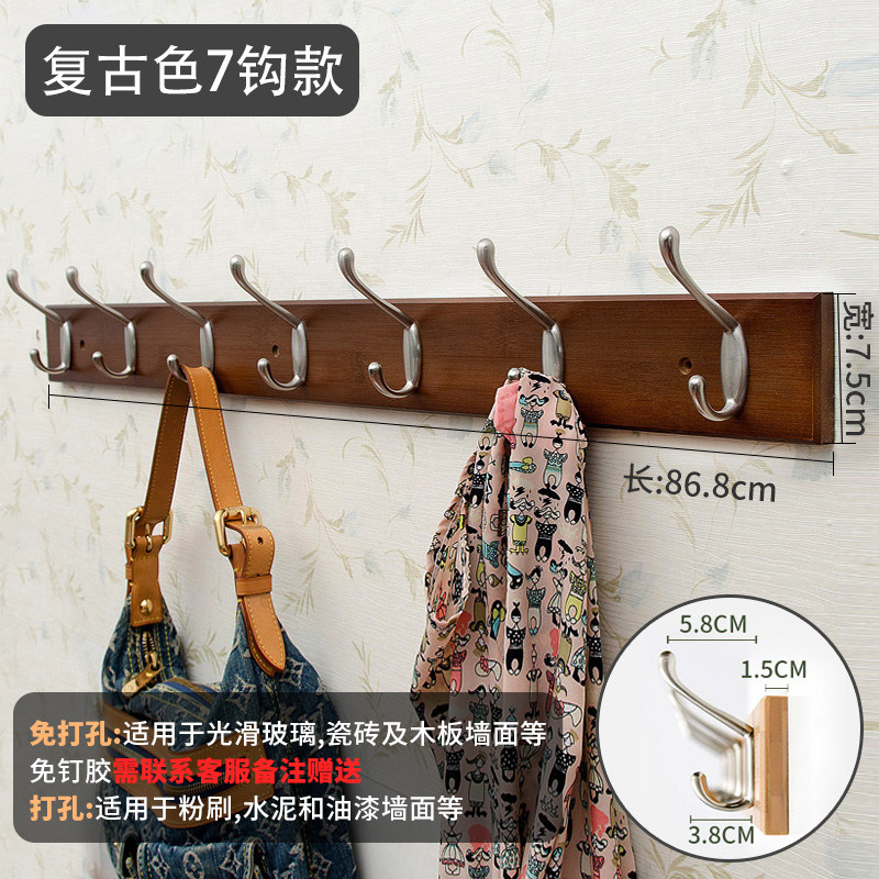衣服挂钩a挂重物墙上墙壁玄关挂衣钩入户进门挂衣架壁挂卧室门i.