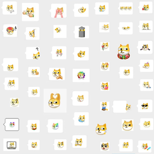 狗头旺柴小表情包266个搞笑斗图微信聊天 百度网盘发货