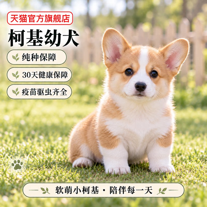 庭狗超萌犬狗活泼幼崽活物活体