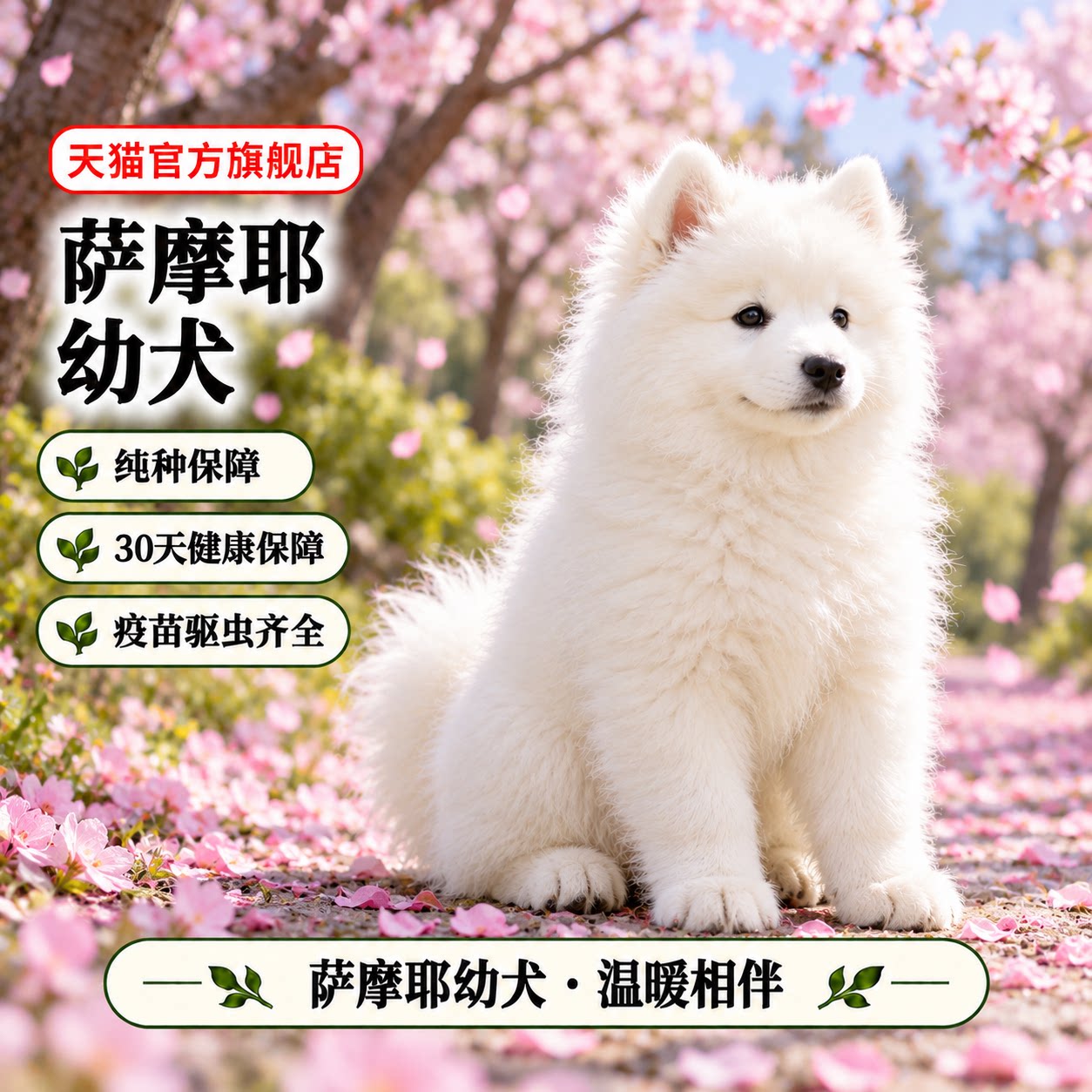 萨摩耶犬大型雪橇犬熊版萨摩宠物