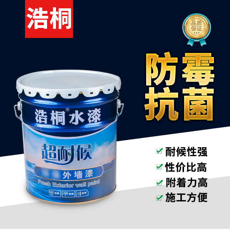 外墙漆防水防晒自刷乳胶漆水泥墙面卫生间防水漆涂料涂鸦室外用