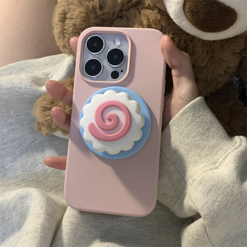 韩国简约可爱立体一块鱼饼磁吸壳适用iPhone17ProMax手机壳16promax硅胶15新款17磨砂14保护套13防