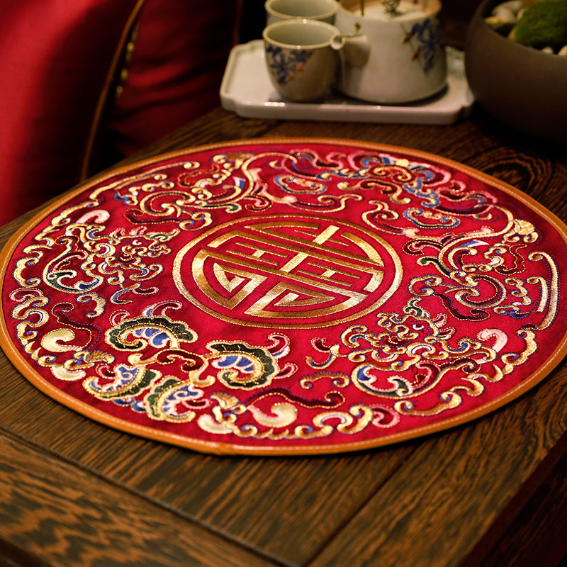 红色喜字结婚茶席餐桌布订婚庆喜事婚礼可定制茶布垫子茶巾小茶旗,居家布艺,桌旗,淘宝优惠券,粉丝福利购,淘宝优惠卷