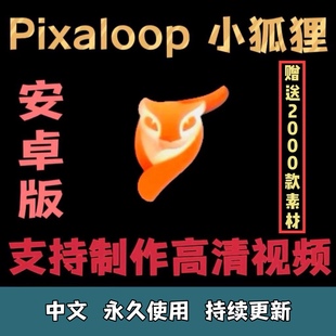 安卓版pixaloop小狐狸动态风景视频制作软件滤镜motionleap锚点