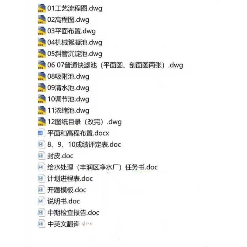净水处理厂给水厂饮用水厂12万样图/效果图销售